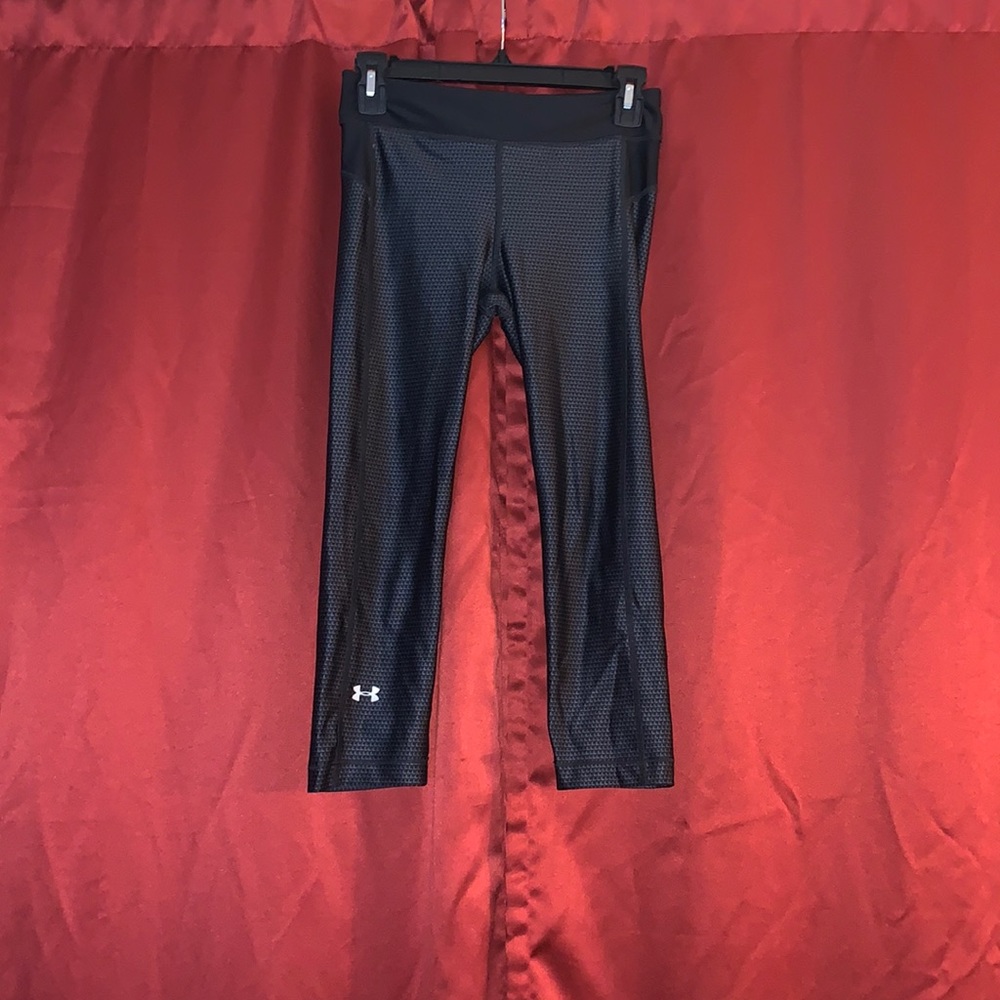 Under Armour HeatGear Capri black/gray legging